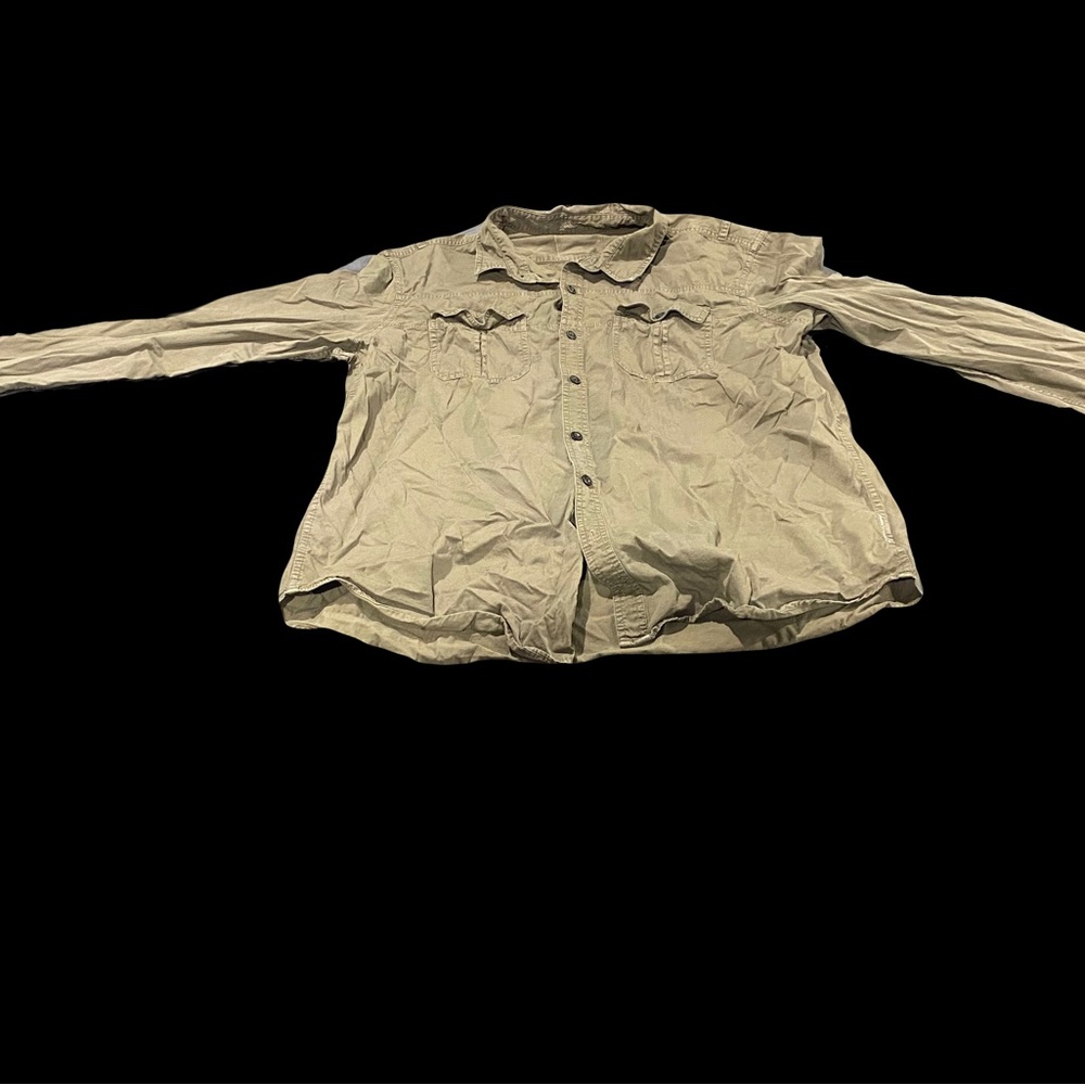 Brown button up - Picture 2 of 3